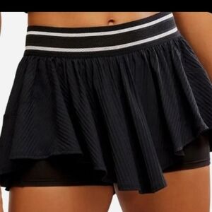 Free People Movement Sultry Skort – Black, Medium, NWT